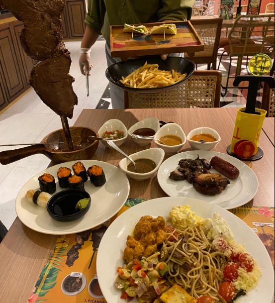 Tucano's Brazilian BBQ (Senayan City Mall) Stephen Conquer Divine Force SCDF, 1. Kintan Buffet Central Park, 2. Sakabe Buffet Tebet, 3. Wangja Korean Bbq All You Can Eat Restaurant, 4. Mapo Galmaegi – Magal BBQ Puri, 5. Bamboo Dimsum Kelapa Gading, 6. Washoku Sato Batu Tulis, 7. Kappa Sushi Central Park, 8. Ssikkek Korean BBQ Sunter, 9. The social pot, 10. Tucano’s Brazilian BBQ (Senayan City Mall), 11. Gubhida Korean BBQ, 12. The Japanese @ Sari Pacific Jakarta, 13. Sukinabe Japanese Suki & Grill, 14. Enmaru Japanese Restaurant, 15. Bulgogi Yaa! AYCE Korean Restaurant