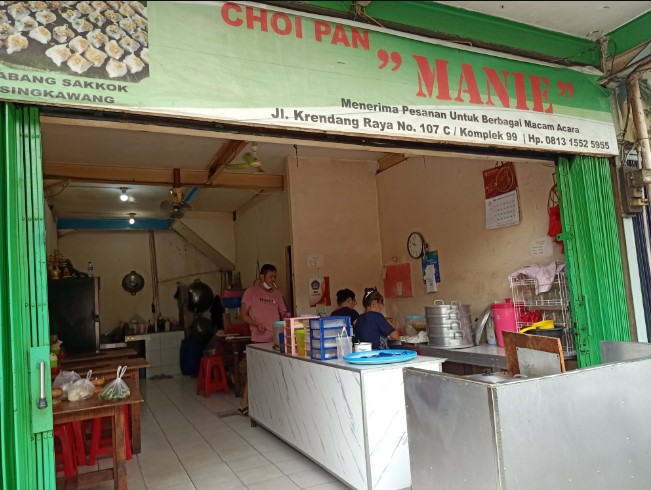 Choi Pan Manie Ima Hardiman, 1. Bubur Singkawang Ajun, 2. Bakmi Ajong Singkawang, 3. Kedai Lilie Singkawang, 4. Bakmie Singkawang A “ANG 51, 5. Bakso Sapi Singkawang 28, 6. SiBu OuKie Bakmi Kepiting, pasar PIK, 7. Bubur Singkawang AKHIAN, 8. Bakmi Singkawang A’Sam 88, 9. Choi Pan Manie, 10. Nasi Campur Alin 91 khas Singkawang, 11. Bubur Akhun Singkawang, 12. Bakmie Akong Singkawang