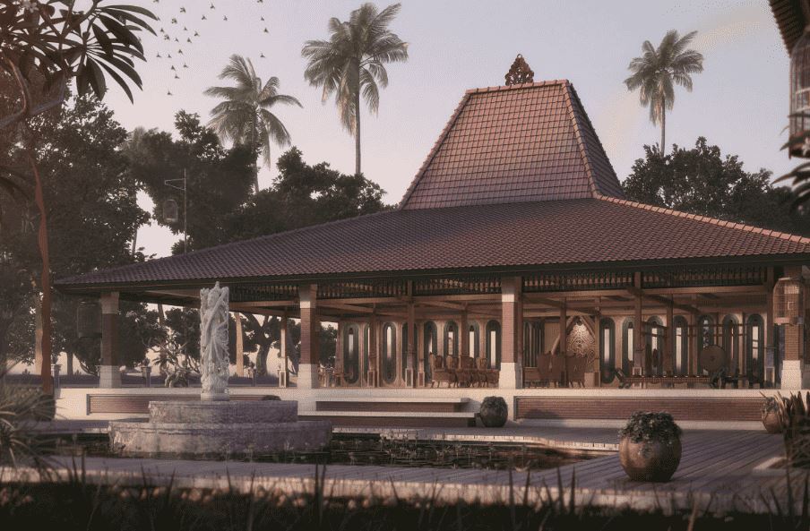 Joglo Mangkurat, 1. Rumah Joglo Sinom, 2. Joglo Jompongan, 3. Joglo Pangrawit, 4. Joglo Lawakan, 5. Rumah Limasan, 6. Rumah Kampung, 7. Rumah Panggang PE, 8. Rumah Tajug, 9. Joglo Mangkurat, 10. Joglo Hageng
