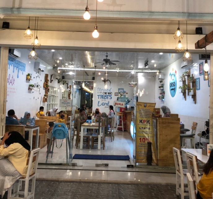 Orso Gelato &amp; Cafe Rembang andre pradita, 1. Angkringan Mbok Nom Rembang, 2. Orso Gelato &amp; Cafe Rembang, 3. Reunique Cafe, 4. Balcony Resto And Cafe, 5. Ranu Coffee &amp; Eatery, 6. Satu Lagi, 7. Warung kopi kresen, 8. NoboN Coffe, 9. PILAR Coffee &amp; Space, 10. BARIX COFFEE – MANUAL BREW INSIDE, 11. Kedai Kongkow, 12. Biskope Cafe, 13. Dunia Akhirat Coffee &amp; Eatery, 14. Cokro Cafe, 15. Warung Kopi Mr. Hendro, 16. Kafe Kedai Kopi 46 Pantura Rembang, 17. SevenShake, 18. Starbox, 19. Zero Cafe, 20. Rantina Cafe &amp; Chill, 21. Summit Cafe, 22. Paleet Cafee, 23. Papi coepliezt, 24. Tentang Kopi Cafe &amp; Resto, 25. Sky Monster Cafe (SM), 26. Chawis coffee