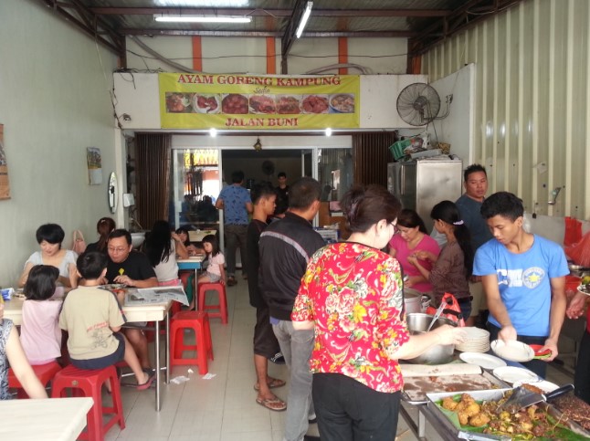 Ayam Goreng Buni (Mangga Besar 1), 1. Nasi Uduk dan Ayam Goreng Mat Lengket, 2. Kedai Zainal Fanani 1967 Kebon Kacang, 3. Nasi Uduk Kebon Kacang Hj. Ellya, 4. Nasi Uduk Ibu Sum, 5. Nasi Uduk Kebon Kacang A. Maulana, 6. Nasi Uduk Kebon Kacang Puas Hati ibu Tati, 7. NASI UDUK IBU JUM KELAPA GADING, 8. Nasi Uduk OK, 9. Nasi Uduk Ayam Goreng Kampung Melayu, 10. Nasi Uduk Gondangdia, 11. Ayam Goreng Buni (Mangga Besar 1), 12. Nasi Uduk Ibu Haji, 13. Nasi Uduk Bu Amah, 14. Nasi Uduk Kebon Kacang Ibu Ida