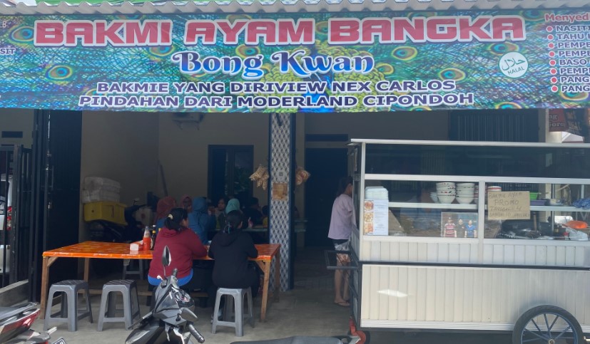 Bakmi Bangka Bongkwan Candra Nuswantari, 1. Bakmi bangka Asoka 57, 2. Bakmi Bangka Asli 17, 3. Bakmie Bangka Citarasa Gading Serpong – Aristoteles, 4. Bakmie bangka liong Lie, 5. Bakmi Bangka 268, 6. Bakmie BB, 7. Bakmi & Bubur 333, 8. Bakmi&Bubur “NATITI” Bangka, 9. Bakmi Bangka Bongkwan, 10. Bakmi Ko Hon Toboali Gading Serpong
