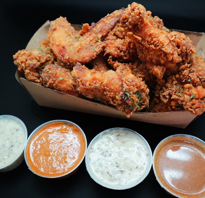 Ditimore, 1. Popeyes Skyline, 2. Twin House Blok M, 3. Pantja Fried Chicken, 4. Monsieur Spoon, 5. Fried Chicken Master #1 BLOK M, 6. Sukiya Tokyo Bowls &amp; Noodles – Mall Of Indonesia, 7. the buffalo, 8. Toby’s Estate Gunawarman, 9. Flip n’ Fry, 10. Ditimore, 12. Benny’s (Dapur Ruben Gandaria)