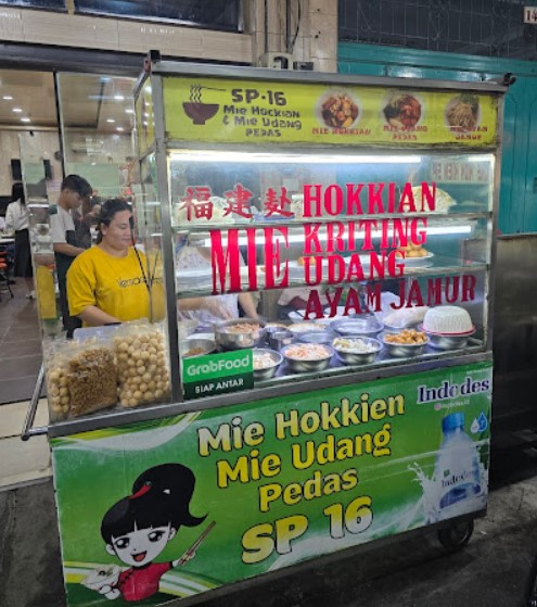 Mie Hokkian Takkunyah, 1. Mie Aceh Titi Bobrok, 2. Mie Ayam Jamur Spesial Haji Mahmud, 3. Mie Ayam Jamur Brimob, 4. Mie Tiong SIM, 5. Mie Ayam Jamur RESTU, 6. YY Mie Pansit, 7. Mie Pangsit Awai, 8. Mie Ayam Kumango, 9. Bakmi Hock Seng, 10. Mie Ayam Waringin 1C, 11. Bakmi Khek, 12. Mie Hokkian SP 16