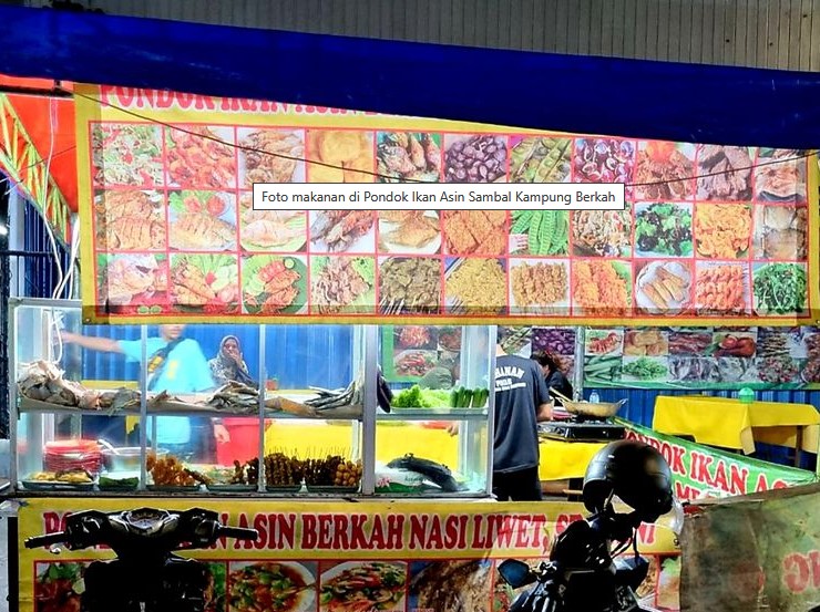 Pondok ikan asin sambal kampung berkah via Pergi Kuliner, 1. RM. Ampera 2 Tak, 2. Bubur Cikini H. R. Sulaiman, 3. Mie Ayam Gondangdia, 4. Bakmi Roxy Cikini, 5. Pempek Megaria, 6. Nasi Uduk Gondangdia, 7. Nasi uduk remaja haji Toha, 8. Soto Jakarta Bawah Rel, 9. Gohyong Cikini, 10. RM Lapau Nasi Jaya, 11. Sate padang murni, 12. Pondok ikan asin sambal kampung berkah