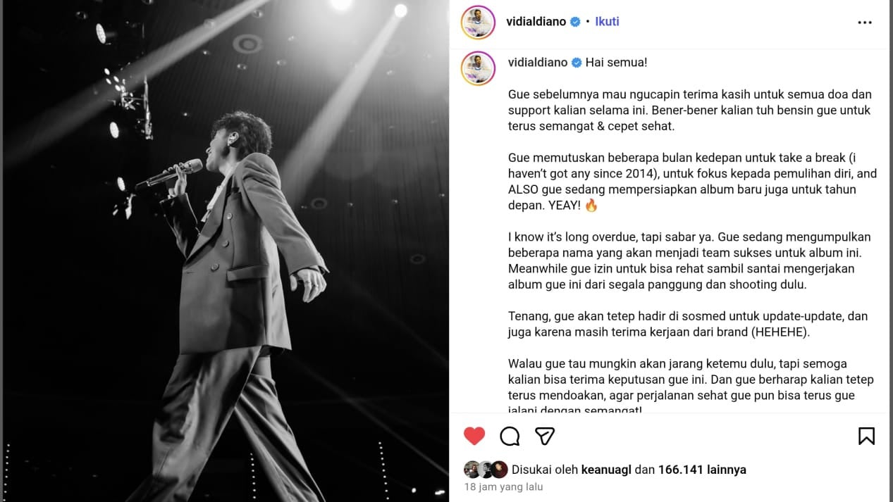 1. Fokus pada pemulihan kesehatan, 2. Beristirahat dari panggung dan shooting, 3. Menyiapkan album baru, 4. Membangun tim produksi untuk album, 5. Tetap aktif di media sosial, 6. Menjaga hubungan dengan penggemar