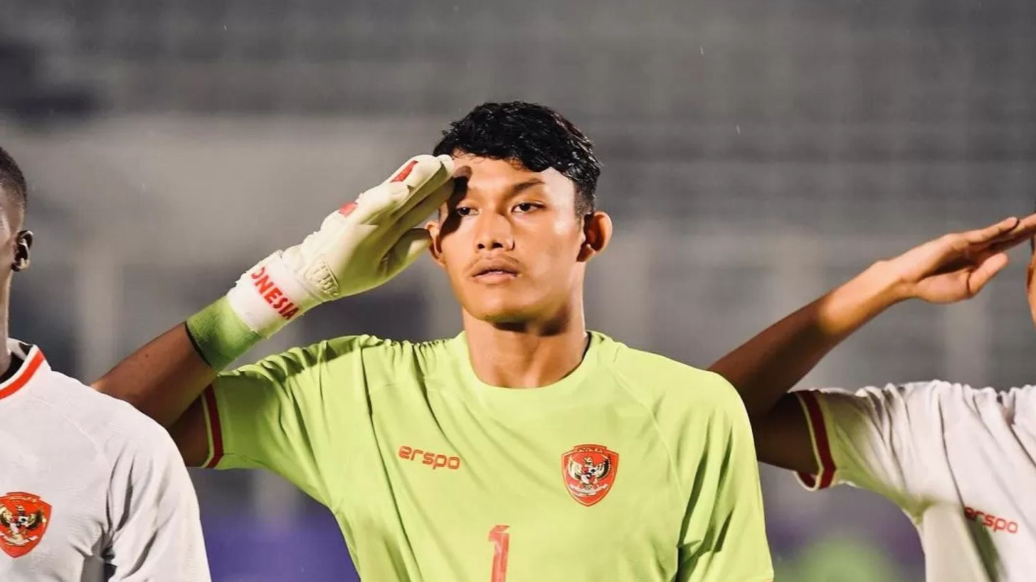 1. Dimas Drajad, 2. Abduh Lestaluhu, 3. Ikhram Al Ghifari, 4. Iqbal Gwijangge, 5. Tegar Infantrie, 6. Manahati Lestusen, 7. Erwin Ramdani