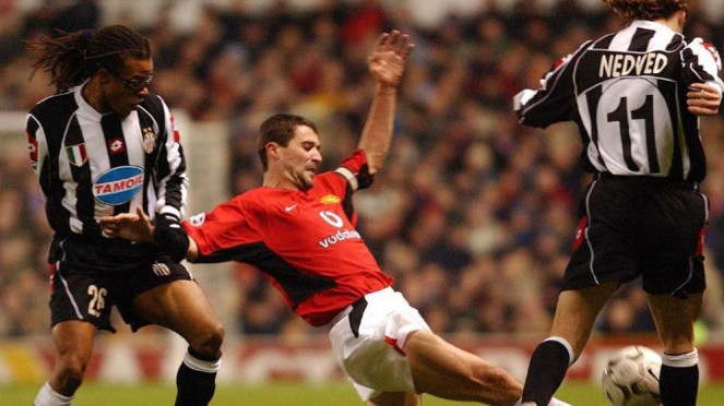 Aksi Roy Keane di Turin 