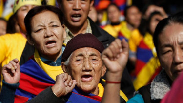 Demo kemerdekaan Tibet