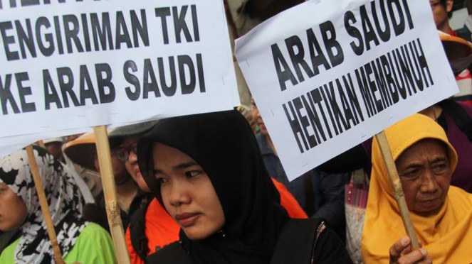 Demo Aktivis Migrant Care