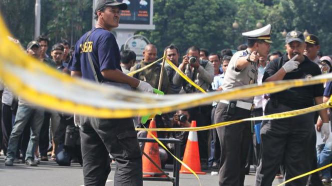 Olah TKP kecelakaan. (Foto ilustrasi).