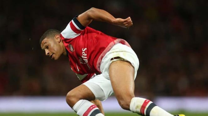 Gelandang Arsenal, Alex Oxlade-Chamberlain, 1. Takehiro Tomiyasu, 2. Alex Oxlade Chamberlain, 3. Benik Afobe, 4. Gilles Sunu, 5. Luke Freeman