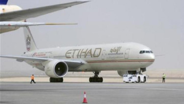Ilustrasi pesawat Etihad