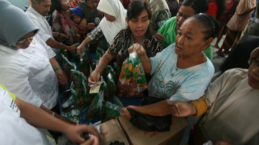 Ilustrasi Pasar Murah.