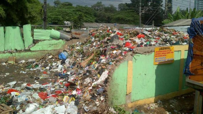 Ilustrasi sampah.