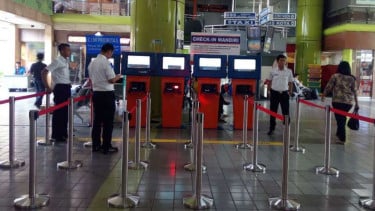 Ilustrasi stasiun gambir.