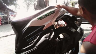 Ilustrasi motor matik.