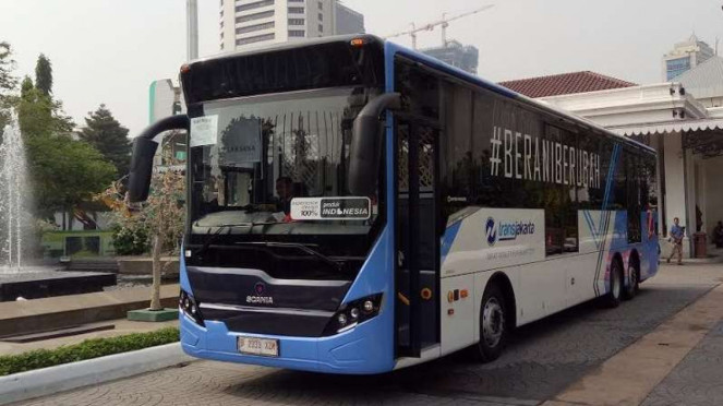 Ilustrasi Bus TransJakarta