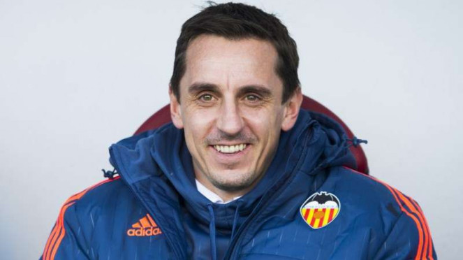 Gary Neville saat masih menjabat pelatih Valencia, 1. Arsene Wenger: Arsenal Layak Menjuarai Liga Champions, 2. Gary Neville: PSG Masih Selangkah di Depan, 3. Paul Merson: Gol Pertama Akan Menentukan, 4. Ray Parlour: Arsenal Harus Sempurna, 5. Nacho Monreal: Momentum Juara Liga Jadi Modal Besar