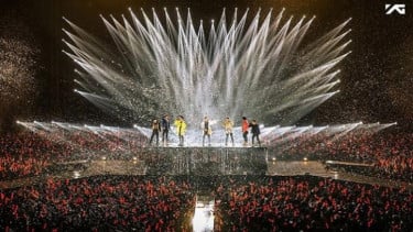 Ilustrasi konser K-Pop.