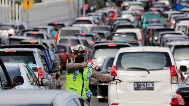 Ilustrasi macet.