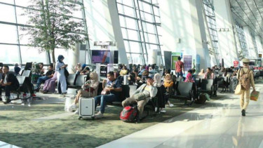 Bandara internasional Soekarno-Hatta.