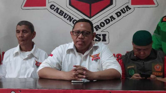 Ketua Presidium Nasional Gabungan Aksi Roda Dua (Garda), Igun Wicaksono.