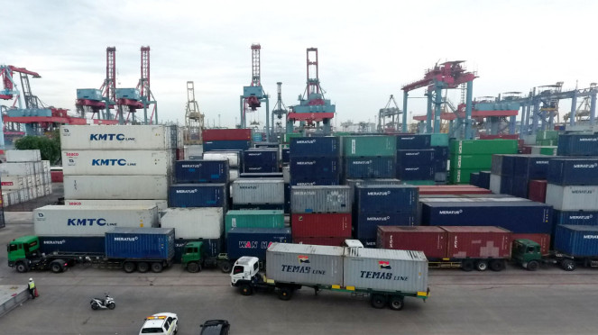 Ilustrasi logistik.