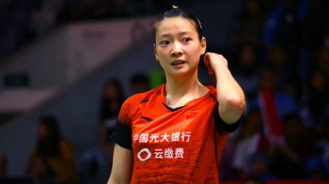 Huang Yaqiong, 1. Chiharu Shida (Jepang), 2. Tomoka Miyazaki (Jepang), 3. Pitchamon Opatniputh (Thailand), 4. Gronya Somerville (Australia), 5. Huang Yaqiong (China), 6. Melati Daeva Oktavianti (Indonesia), 7. Pearly Tan (Malaysia)
