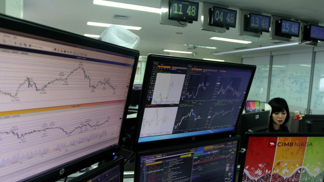 Monitor elektronik IHSG