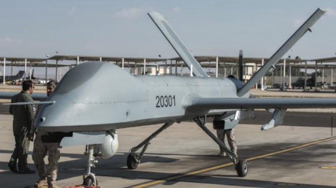Drone CH-4 Rainbow buatan China., VIVA Militer: Drone General Atomics MQ-9 Reaper militer Amerika Serikat, VIVA Militer: Drone Angkatan Udara Amerika Serikat, RQ-4 Global Hawk, VIVA Militer: Drone tempur Bayraktar militer Turki, Drone CH-4 Rainbow buatan China., VIVA Militer: Drone tempur Hermes 900 militer India, Drone Rusia Okhotnik., Drone canggih Turki Akinci, VIVA Militer: Drone militer China memasuki wilayah Taiwan, VIVA Militer: Drone MQ-9 Reaper Amerika ditembak jatuh di Yaman, VIVA Militer: Drone pengintai MQ-9B SkyGuardian militer Amerika Serikat