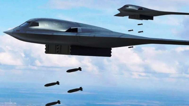 VIVA Militer: Jet tempur siluman China, Xian H-20, VIVA Militer: Pesawat pembom B-21 Raider militer Amerika Serikat, VIVA Militer: Pesawat pembom B-2 Spirit militer Amerika Serikat (AS), VIVA Militer: Jet tempur siluman China, Xian H-20, VIVA Militer: Pesawat pembom strategis Tupolev Tu-95MS militer Rusia