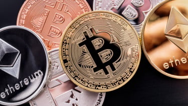 Bitcoin dan aset kripto.