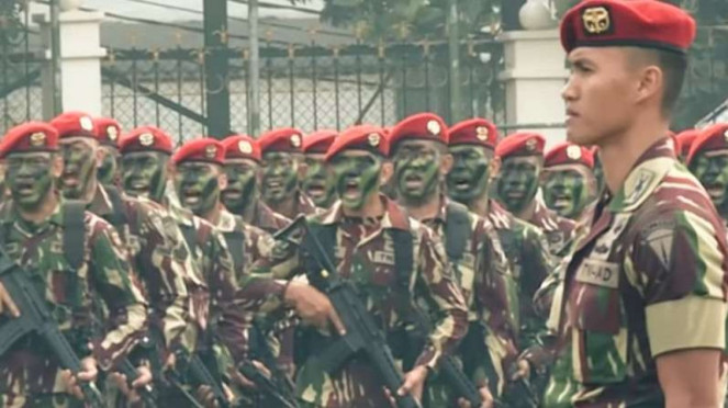 VIVA Militer: Apel Pasukan Kopassus (ilustrasi).