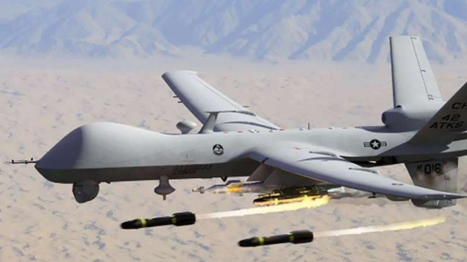 VIVA Militer: Drone MQ-9 Reaper Angkatan Udara Amerika Serikat (US Air Force), VIVA Militer: Drone General Atomics MQ-9 Reaper militer Amerika Serikat, VIVA Militer: Drone Angkatan Udara Amerika Serikat, RQ-4 Global Hawk, VIVA Militer: Drone tempur Bayraktar militer Turki, Drone CH-4 Rainbow buatan China., VIVA Militer: Drone tempur Hermes 900 militer India, Drone Rusia Okhotnik., Drone canggih Turki Akinci, VIVA Militer: Drone militer China memasuki wilayah Taiwan, VIVA Militer: Drone MQ-9 Reaper Amerika ditembak jatuh di Yaman, VIVA Militer: Drone pengintai MQ-9B SkyGuardian militer Amerika Serikat