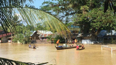 Banjir besar. (Foto ilustrasi).