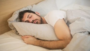 Ilustrasi tidur pulas.
