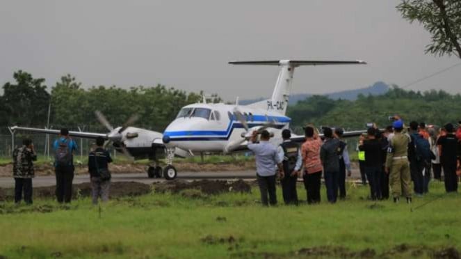 Uji Coba Pesawat di Bandara Ngloram, di Cepu, Blora, Jawa Tengah., 1. Bandara Wiriadinata , 2. Bandara Kertajati, 3. Bandara JB Soedirman, 4. Bandara Ngloram, 5. Bandara Dhoho