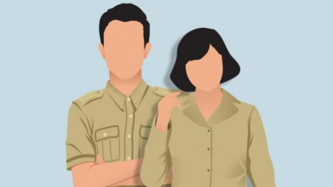 ASN laki-laki dan perempuan (ilustrasi: bawaslu.go.id)