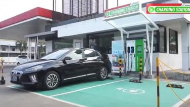 BPPT dan Pertamina meresmikan Stasiun Pengisian Kendaraan Listrik Umum (SPKLU)