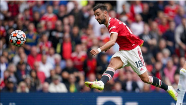 Gelandang MU, Bruno Fernandes.