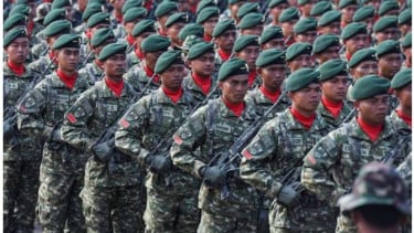 Ilustrasi TNI Tidak ada Hijau dan Merah Putih
