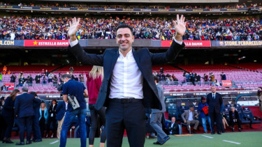 Pelatih Barcelona, Xavi Hernandez.