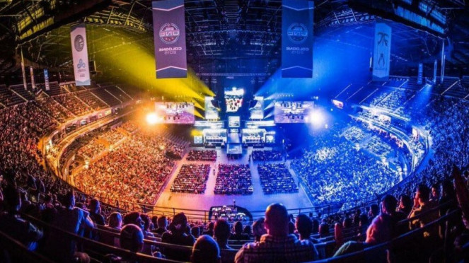 Ilustrasi turnamen eSports.