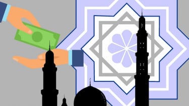 Ilustrasi ekonomi Islam.