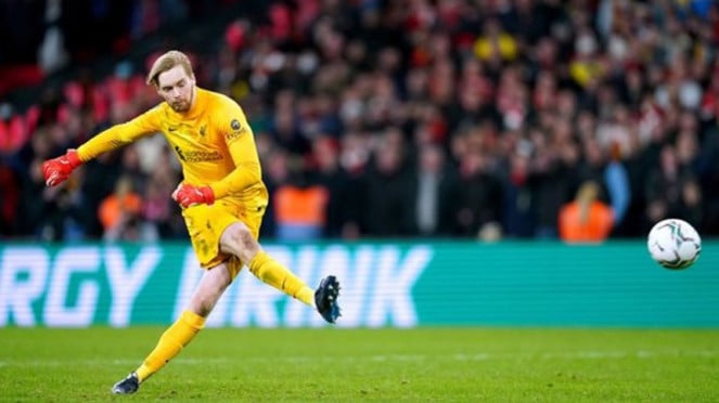 Kiper muda Livrerpool, Caoimhin Kelleher
