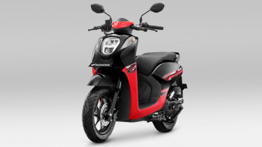 New Honda Genio warna Radiant Red Black