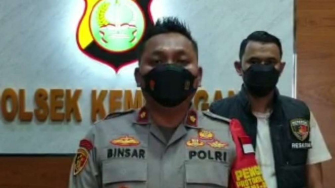 Kapolsek Metro Gambir Kompol Binsar H Sianturi.