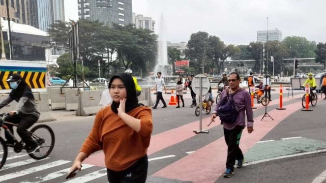 Car Free Day di Jakarta diberlakukan lagi setelah masa pandemi (foto ilustrasi) 