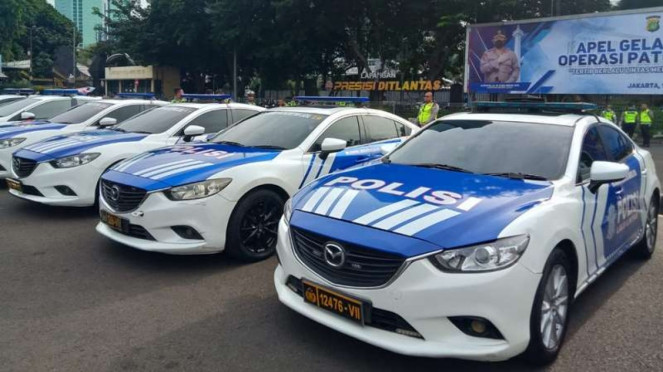 Penampilan mobil polantas yang baru